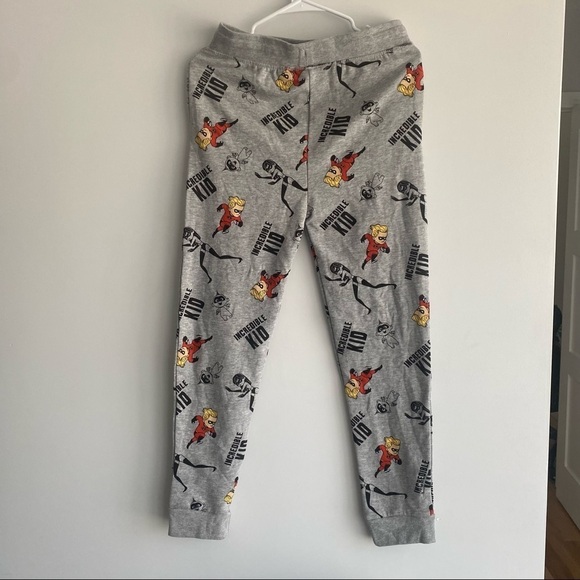 Kids' Disney Mr. Incredible Jogger Pants - Heathered Gray Size XL - Picture 4 of 8